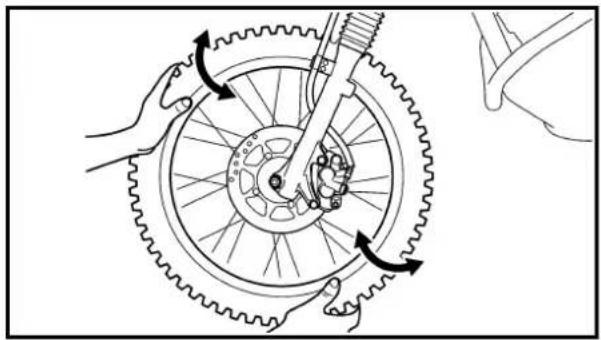 YAMAHA TTR125 - WHEEL INSPECTION - 1