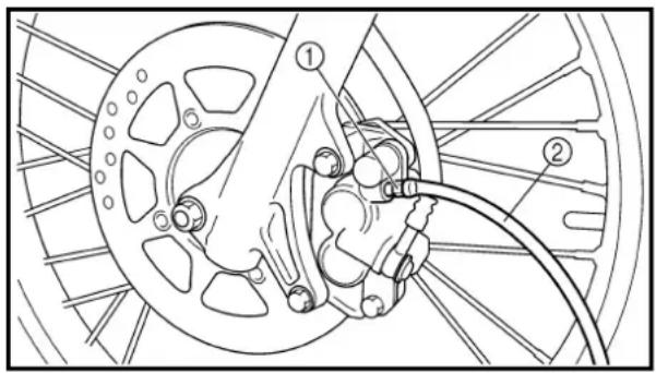 YAMAHA TTR125 - AVERTISSEMENT - 1