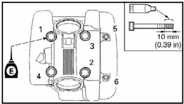 YAMAHA TTR125 - ASSEMBLY AND INSTALLATION Cylinder head - 1