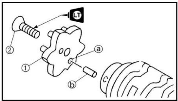 YAMAHA TTR125 - Kick axle clip - 3