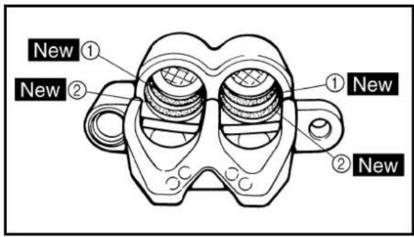 YAMAHA TTR125 - Brake caliper - 1