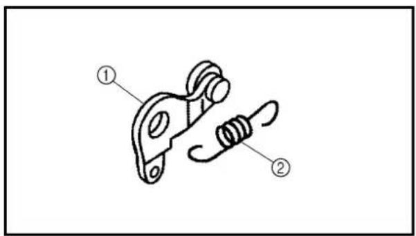 YAMAHA TTR125 - Kick axle clip - 2