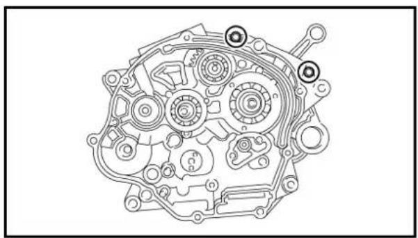 YAMAHA TTR125 - CARTER-MOTEUR, VILEBREQUIN ET BALANCIER - 2