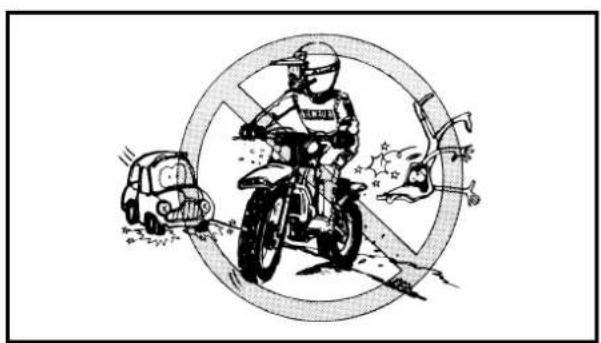 YAMAHA TTR90 - WICHTIGER HINWEIS - 1