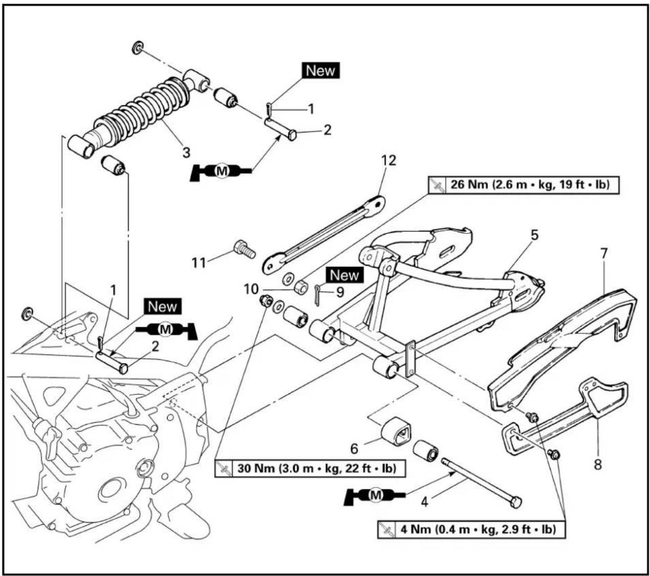 YAMAHA TTR90 - SWINGARM - 1