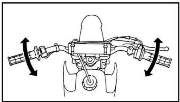 YAMAHA TTR90 - CONTROLE ET REGLAGE DE LA TÊTE DE FOURCHE - 1