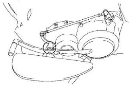 YAMAHA XV1900A - Checking and lubricating the brake and shift pedals - 2