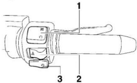 YAMAHA XV1900A - Handlebar switches - 3