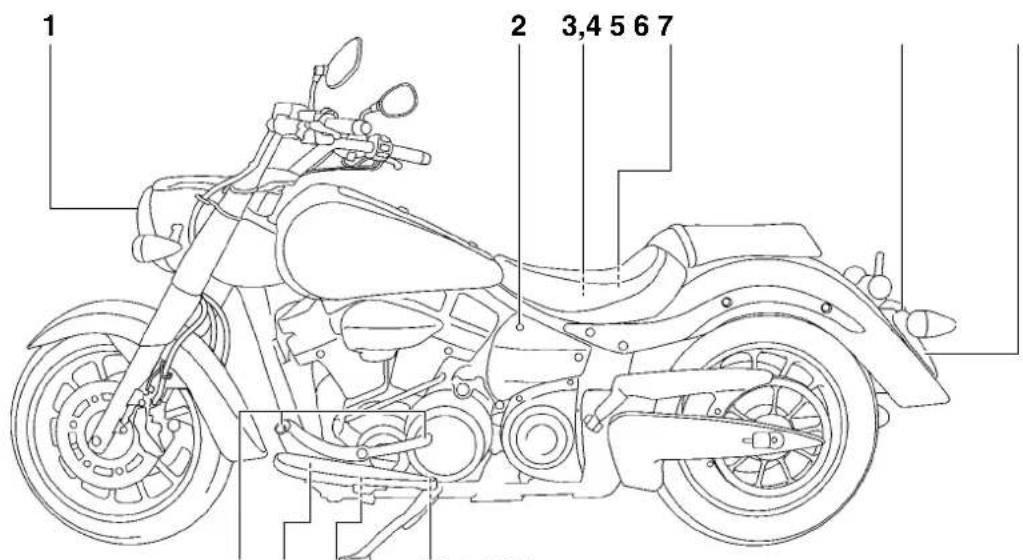 YAMAHA XV1900A - Left view - 1