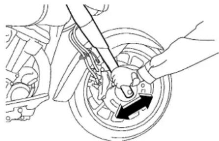 YAMAHA XV1900A - Checking the steering - 1
