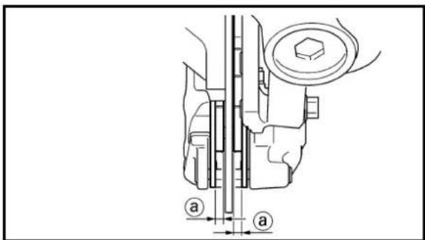 Technical diagram showing mechanical assembly with labeled parts and dimension annotations