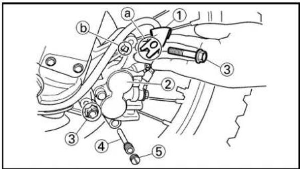 Technical diagram of a mechanical assembly with numbered components for identification