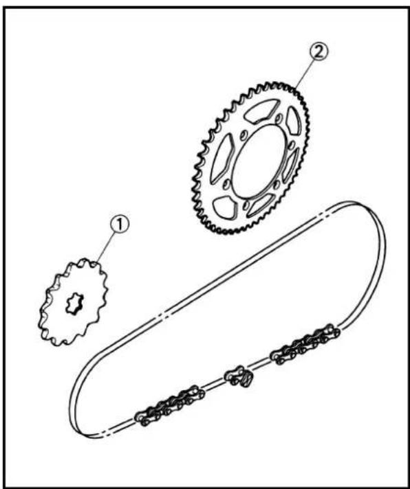 YAMAHA YZ125LC - NOTA: - 1