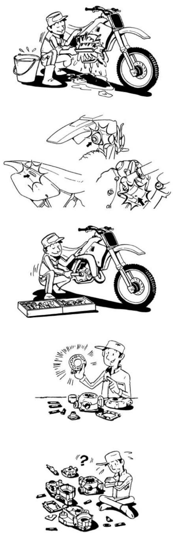 YAMAHA YZ250LC - ETIQUETTE D'IDENTIFICATION DU MODELE - 1
