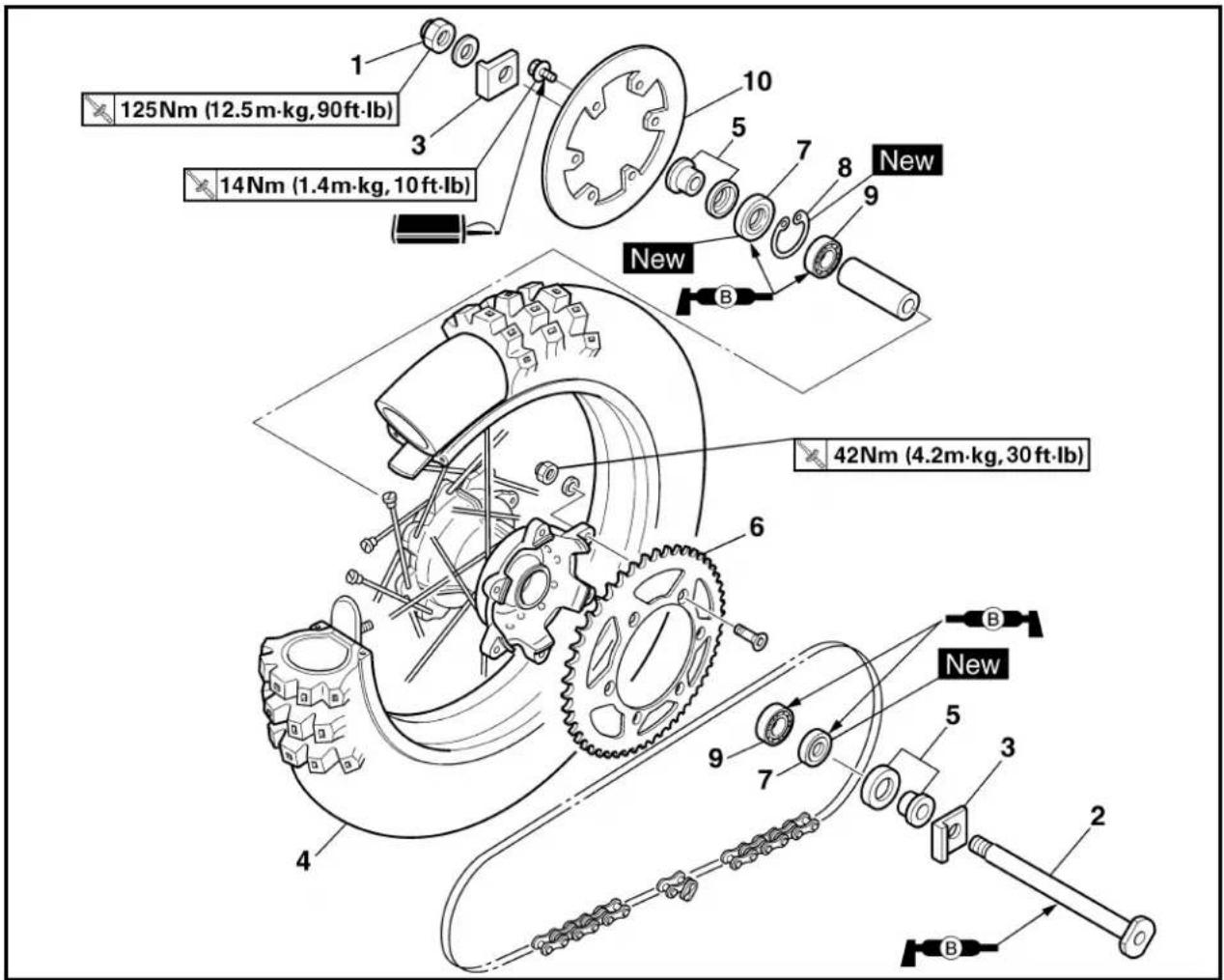 YAMAHA YZ426F - FRONT WHEEL - 3