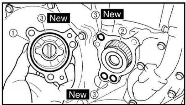 YAMAHA YZ426F - CHANGEMENT DE L'HUILE DE MOTEUR - 1