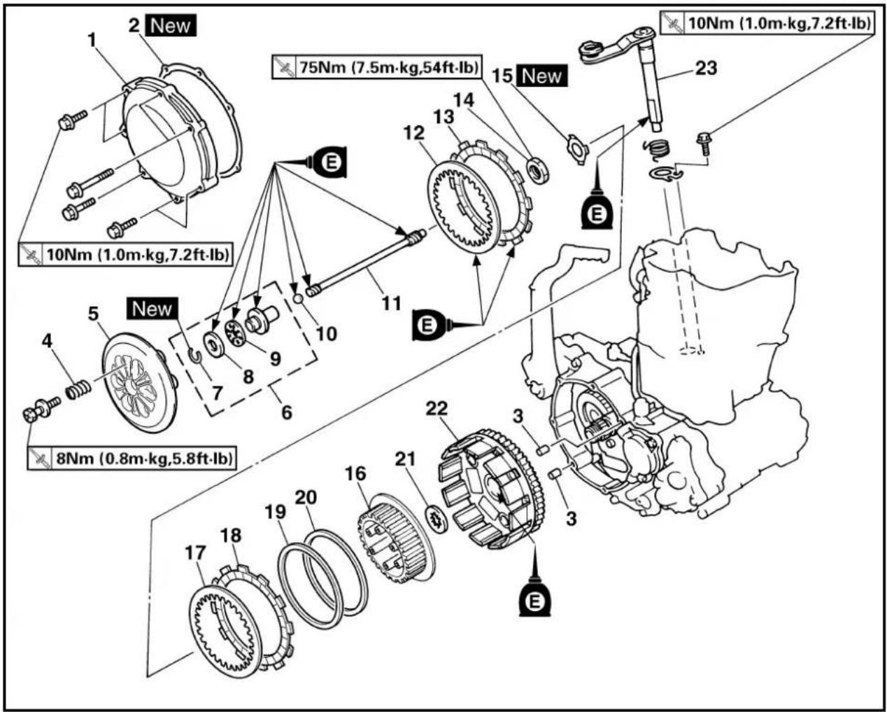 YAMAHA YZ426F - CLUTCH CLUTCH - 4