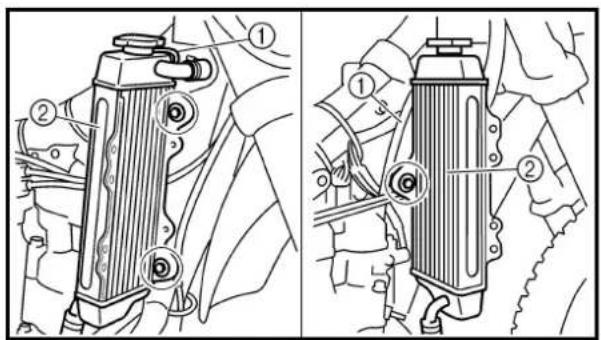 YAMAHA YZ426F - Kühler - 1