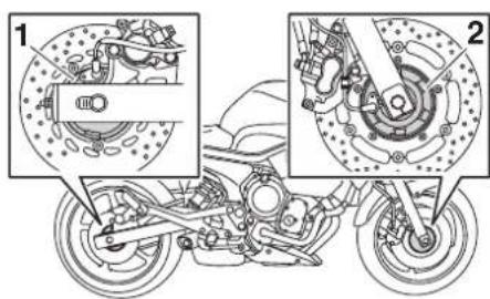 YAMAHA XJ6-S - COMMANDES ET INSTRUMENTS - 1