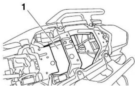 YAMAHA XJ6-S - Compartiment de rangement - 1