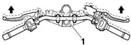 YAMAHA XJ6-S - Position du guidon - 1