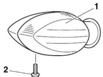 YAMAHA XJ6-S - Remplacement d'une ampoule de clignotant - 1