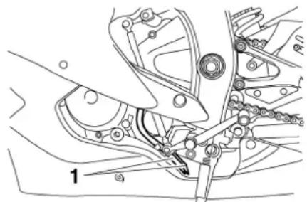 YAMAHA YZF-R6 (2007) - Tankbeluchtingsslang/overloop- slang - 1