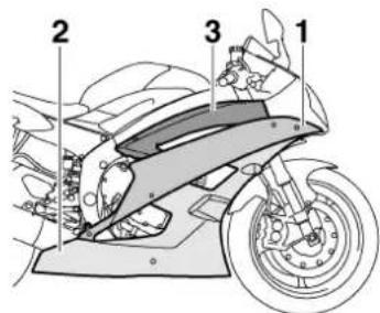 YAMAHA YZF-R6 (2007) - Stroomlijn- en framepanelen verwijderen en aanbrengen - 2