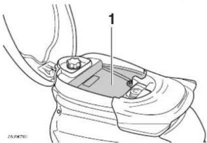YAMAHA BW50 - Anti-theft device housing - 1