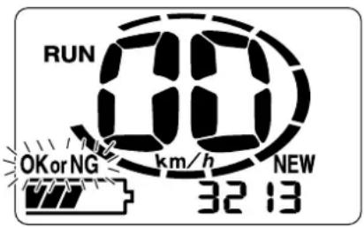 RUN OK or NG km/h NEW 32 13