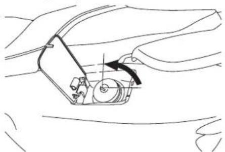 YAMAHA MAJESTY 125 - To close the fuel tank cap - 1