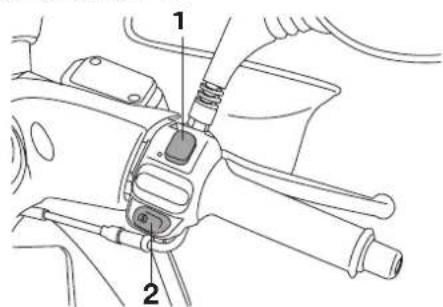 YAMAHA MAJESTY 125 - Anti-theft alarm (optional) - 2