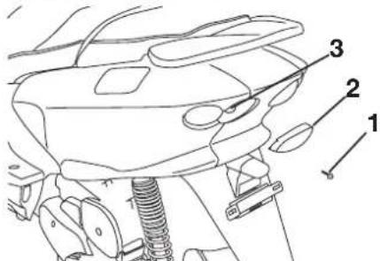 YAMAHA MAJESTY 125 - Tail/brake light bulb - 1