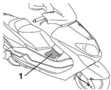 YAMAHA MAJESTY 125 - To install the panel - 1