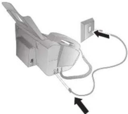 PHILIPS Magic5 Eco Voice DECT - Connecting the Telephone Cord - 2