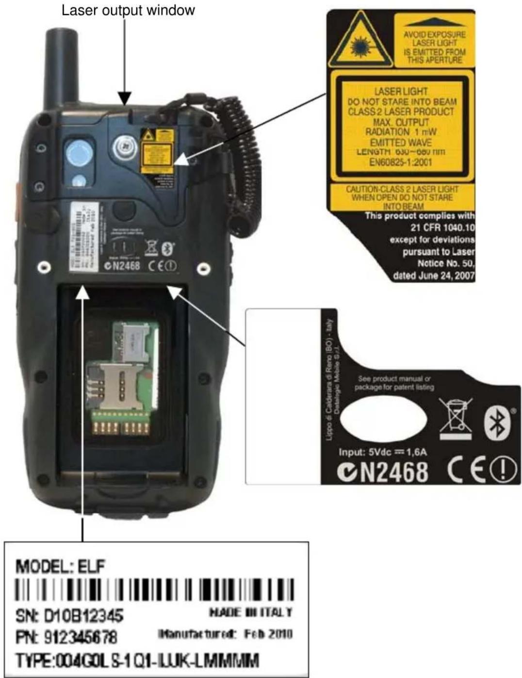 DATALOGIC 94A151132 - LASER SAFETY - 1