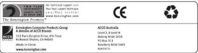 KENSINGTON K33117 - Technical Support - 1