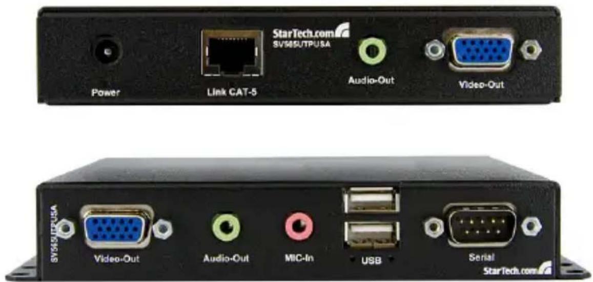 StarTech.com SV565UTPUSA - Raccordement Console sur UTP Cat5 pour USB, VGA, Série et Audio - 1