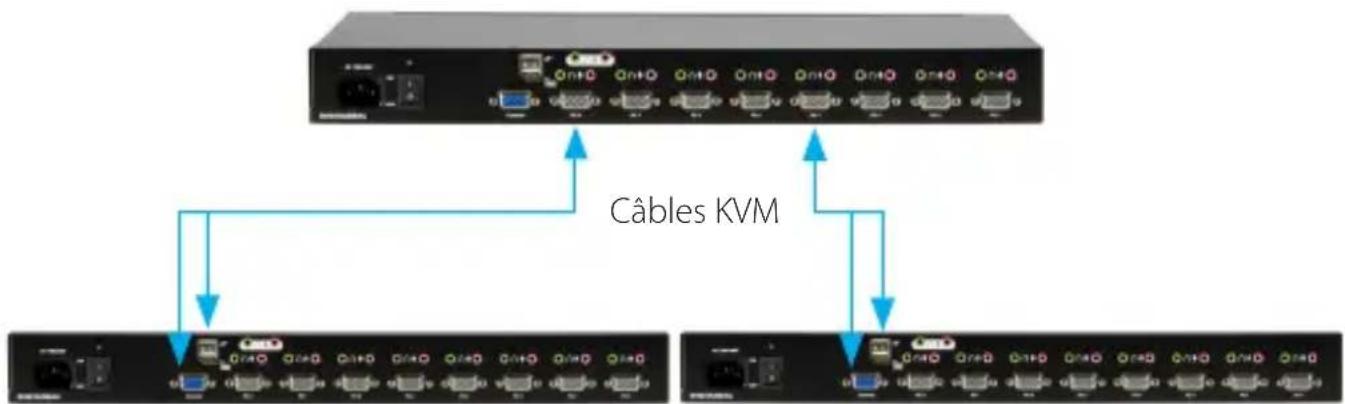 StarTech.com SV831DUSBAU - Configurations en Cascade - 1
