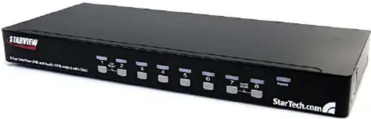 StarTech.com SV831DUSBAU - Commutateur KVM Console USB 8 Ports avec Audio - 1