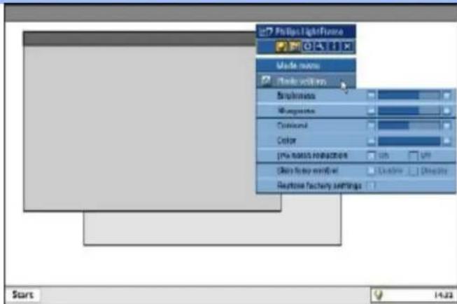 PHILIPS 190X6FB - Optimalisation des réglages LightFrame™ DR - 2