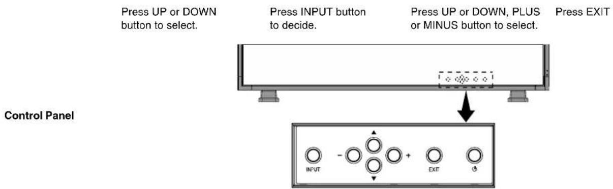NEC MultiSync LCD4020 - OSD (On-Screen-Display) Controls - 3