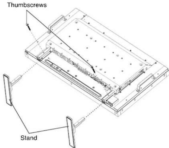 NEC MultiSync LCD4020 - How to remove the stand - 1
