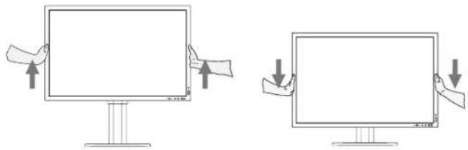 NEC MultiSync LCD3090W - Unieś i obniż ekran monitora - 1