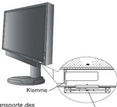 Klemme ensporte des