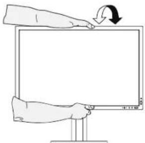 NEC MultiSync LCD3090W - Nastavení výšky monitoru - 3