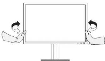 NEC MultiSync LCD3090W - Подъем и опускание экрана монитора - 4