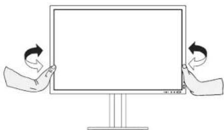 NEC MultiSync LCD3090W - Obrót ekranu - 1