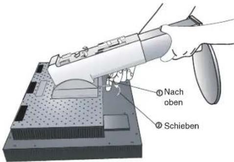 Nach oben Schieben