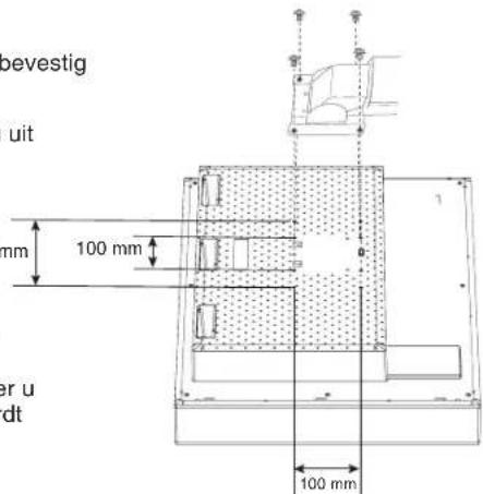 bevestig uit 100 mm 100 mm per u dt
